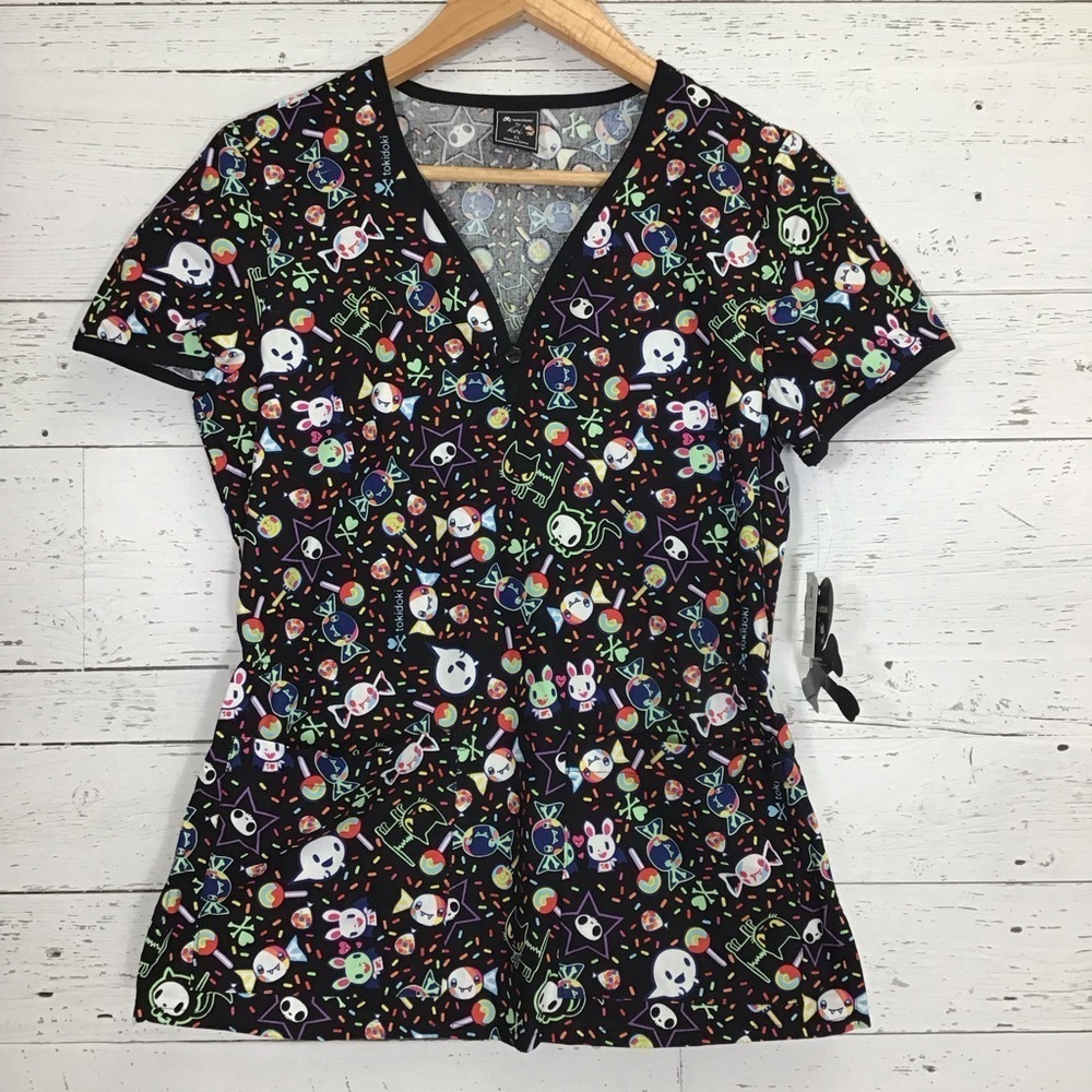 Tokidoki x Koi Candy Christina Scrub Top Size XS NWT​​​​​